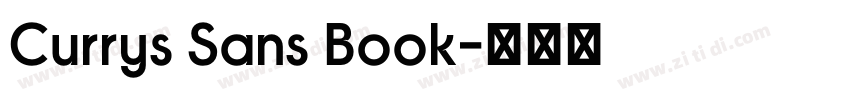 Currys Sans Book字体转换